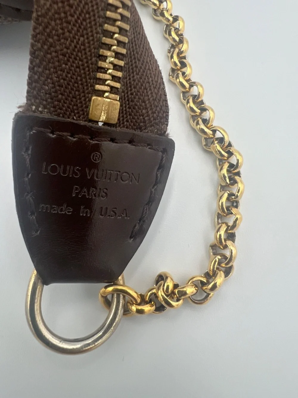 LV Damier Ebene Eva Clutch